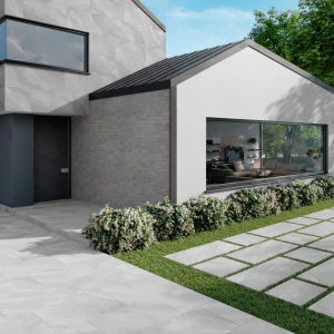 AMB TITANO 2CM PERLA 60X120_60X60 + TITANO 60X120_10X30