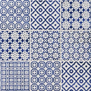 Batik 霧｜10x10cm藍｜義大利拼接圖