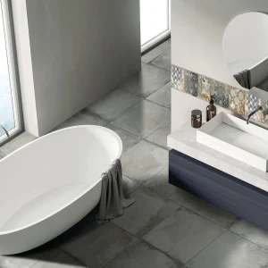 HEARTLAND CLAY 60,3X60,3 +DECORI 30X30_BATHROOM