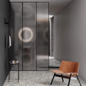 INTERNO4 亮＋霧｜120x120cm白花紋｜義大利實景圖(2)