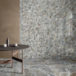 INTERNO4 亮＋霧｜60x120cm, 120x120cm, 120x278cm黃綠｜義大利實景圖(4)