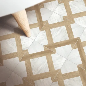 MARBLE WOOD 霧｜25x25cm花磚1｜義大利實景圖