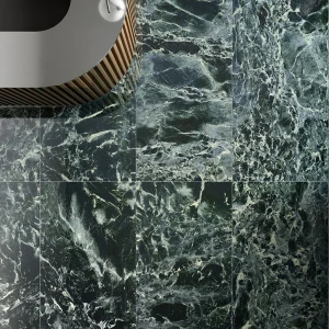 SOUND OF MARBLES 亮＋霧｜74x74cm深綠亮＋霧｜義大利實景圖(2)