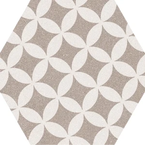 SPLIT HEX ＆ LIEJA HEX 霧｜22x25cm花磚米｜西班牙(2)