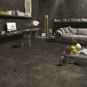 STONE EVO 霧｜30x60cm, 60x120cm黑｜義大利實景圖