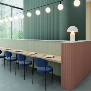 實景 浮島弧形(凸)No.4藍+NO